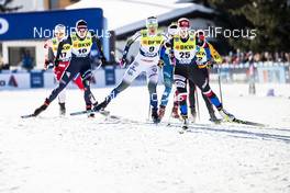 14.12.2019, Davos, Switzerland (SUI): Greta Laurent (ITA), Maja Dahlqvist (SWE), Katerina Janatova (CZE), (l-r)  - FIS world cup cross-country, individual sprint, Davos (SUI). www.nordicfocus.com. © Modica/NordicFocus. Every downloaded picture is fee-liable.