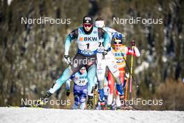 14.12.2019, Davos, Switzerland (SUI): Lucas Chanavat (FRA) - FIS world cup cross-country, individual sprint, Davos (SUI). www.nordicfocus.com. © Modica/NordicFocus. Every downloaded picture is fee-liable.