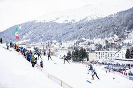 14.12.2019, Davos, Switzerland (SUI): View of the stadium   - FIS world cup cross-country, individual sprint, Davos (SUI). www.nordicfocus.com. © Modica/NordicFocus. Every downloaded picture is fee-liable.