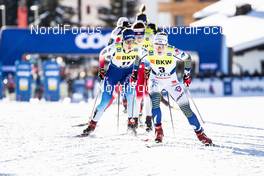 14.12.2019, Davos, Switzerland (SUI): Laurien Van Der Graaf (SUI), Jonna Sundling (SWE), (l-r)  - FIS world cup cross-country, individual sprint, Davos (SUI). www.nordicfocus.com. © Modica/NordicFocus. Every downloaded picture is fee-liable.