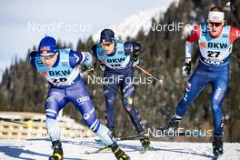 14.12.2019, Davos, Switzerland (SUI): Davide Graz (ITA), James Clugnet (GBR), (l-r)  - FIS world cup cross-country, individual sprint, Davos (SUI). www.nordicfocus.com. © Modica/NordicFocus. Every downloaded picture is fee-liable.