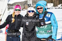 14.12.2019, Davos, Switzerland (SUI): Hailey Swirbul (USA), Sadie Maubet Bjornsen (USA), (l-r)  - FIS world cup cross-country, individual sprint, Davos (SUI). www.nordicfocus.com. © Modica/NordicFocus. Every downloaded picture is fee-liable.