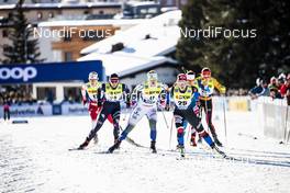 14.12.2019, Davos, Switzerland (SUI): Greta Laurent (ITA), Maja Dahlqvist (SWE), Katerina Janatova (CZE), (l-r)  - FIS world cup cross-country, individual sprint, Davos (SUI). www.nordicfocus.com. © Modica/NordicFocus. Every downloaded picture is fee-liable.