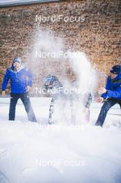13.12.2019, Davos, Switzerland (SUI): Michal Lamplot, Doris Kallen, Sandra Spitz and Pierre Mignerey   - FIS world cup cross-country, training, Davos (SUI). www.nordicfocus.com. © Modica/NordicFocus. Every downloaded picture is fee-liable.