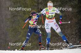21.12.2019, Planica, Slovenia (SLO): Maja Dahlqvist (SWE), Greta Laurent (ITA), (l-r)  - FIS world cup cross-country, individual sprint, Planica (SLO). www.nordicfocus.com. © Modica/NordicFocus. Every downloaded picture is fee-liable.