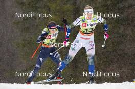 21.12.2019, Planica, Slovenia (SLO): Maja Dahlqvist (SWE), Greta Laurent (ITA), (l-r)  - FIS world cup cross-country, individual sprint, Planica (SLO). www.nordicfocus.com. © Modica/NordicFocus. Every downloaded picture is fee-liable.
