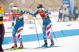 22.12.2019, Planica, Slovenia (SLO): Sophie Caldwell (USA), Julia Kern (USA), (l-r)  - FIS world cup cross-country, team sprint, Planica (SLO). www.nordicfocus.com. © Modica/NordicFocus. Every downloaded picture is fee-liable.