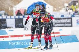 22.12.2019, Planica, Slovenia (SLO): Emily Nishikawa (CAN), Dahria Beatty (CAN), (l-r)  - FIS world cup cross-country, team sprint, Planica (SLO). www.nordicfocus.com. © Modica/NordicFocus. Every downloaded picture is fee-liable.