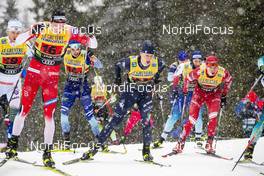 22.12.2019, Planica, Slovenia (SLO): Davide Graz (ITA), Gjoeran Tefre (NOR), Andrey Sobakarev (RUS), +mg+, (l-r)  - FIS world cup cross-country, team sprint, Planica (SLO). www.nordicfocus.com. © Modica/NordicFocus. Every downloaded picture is fee-liable.