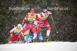 22.12.2019, Planica, Slovenia (SLO): Alexander Terentev (RUS), Erik Valnes (NOR), (l-r)  - FIS world cup cross-country, team sprint, Planica (SLO). www.nordicfocus.com. © Modica/NordicFocus. Every downloaded picture is fee-liable.