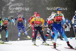22.12.2019, Planica, Slovenia (SLO): Laurien Van Der Graaf (SUI), Laura Gimmler (GER), (l-r), Katharina Hennig (GER), (l-r)  - FIS world cup cross-country, team sprint, Planica (SLO). www.nordicfocus.com. © Modica/NordicFocus. Every downloaded picture is fee-liable.
