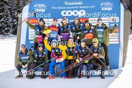 29.12.2019, Lenzerheide, Switzerland (SUI): Federico Pellegrino (ITA) and team Italy - FIS world cup cross-country, tour de ski, individual sprint, Lenzerheide (SUI). www.nordicfocus.com. © Modica/NordicFocus. Every downloaded picture is fee-liable.