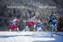 29.12.2019, Lenzerheide, Switzerland (SUI): Sadie Maubet Bjornsen (USA), Heidi Weng (NOR), (l-r)  - FIS world cup cross-country, tour de ski, individual sprint, Lenzerheide (SUI). www.nordicfocus.com. © Modica/NordicFocus. Every downloaded picture is fee-liable.
