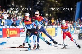 29.12.2019, Lenzerheide, Switzerland (SUI): Renaud Jay (FRA), James Clugnet (GBR), (l-r)  - FIS world cup cross-country, tour de ski, individual sprint, Lenzerheide (SUI). www.nordicfocus.com. © Modica/NordicFocus. Every downloaded picture is fee-liable.