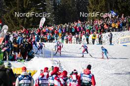 29.12.2019, Lenzerheide, Switzerland (SUI): Semifinals (l-r)  - FIS world cup cross-country, tour de ski, individual sprint, Lenzerheide (SUI). www.nordicfocus.com. © Modica/NordicFocus. Every downloaded picture is fee-liable.
