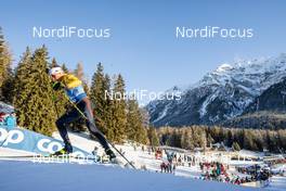 29.12.2019, Lenzerheide, Switzerland (SUI): Sebastian Eisenlauer (GER) - FIS world cup cross-country, tour de ski, individual sprint, Lenzerheide (SUI). www.nordicfocus.com. © Modica/NordicFocus. Every downloaded picture is fee-liable.