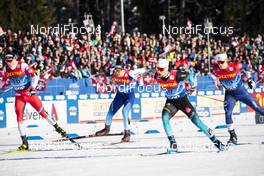 29.12.2019, Lenzerheide, Switzerland (SUI): James Clugnet (GBR), Jovian Hediger (SUI), (l-r)  - FIS world cup cross-country, tour de ski, individual sprint, Lenzerheide (SUI). www.nordicfocus.com. © Modica/NordicFocus. Every downloaded picture is fee-liable.
