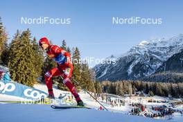 29.12.2019, Lenzerheide, Switzerland (SUI): Gleb Retivykh (RUS) - FIS world cup cross-country, tour de ski, individual sprint, Lenzerheide (SUI). www.nordicfocus.com. © Modica/NordicFocus. Every downloaded picture is fee-liable.