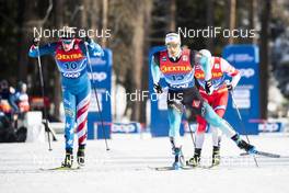 29.12.2019, Lenzerheide, Switzerland (SUI): Richard Jouve (FRA), Logan Hanneman (USA), (l-r)  - FIS world cup cross-country, tour de ski, individual sprint, Lenzerheide (SUI). www.nordicfocus.com. © Modica/NordicFocus. Every downloaded picture is fee-liable.
