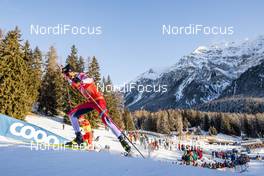 29.12.2019, Lenzerheide, Switzerland (SUI): Johannes Hoesflot Klaebo (NOR) - FIS world cup cross-country, tour de ski, individual sprint, Lenzerheide (SUI). www.nordicfocus.com. © Modica/NordicFocus. Every downloaded picture is fee-liable.