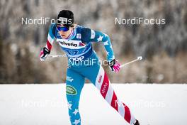 29.12.2019, Lenzerheide, Switzerland (SUI): Sadie Maubet Bjornsen (USA) - FIS world cup cross-country, tour de ski, individual sprint, Lenzerheide (SUI). www.nordicfocus.com. © Modica/NordicFocus. Every downloaded picture is fee-liable.