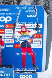 28.12.2019, Lenzerheide, Switzerland (SUI): Alexander Bolshunov (RUS) - FIS world cup cross-country, tour de ski, mass men, Lenzerheide (SUI). www.nordicfocus.com. © Modica/NordicFocus. Every downloaded picture is fee-liable.