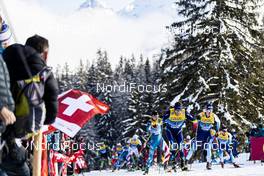 28.12.2019, Lenzerheide, Switzerland (SUI): Livio Bieler (SUI) - FIS world cup cross-country, tour de ski, mass men, Lenzerheide (SUI). www.nordicfocus.com. © Modica/NordicFocus. Every downloaded picture is fee-liable.