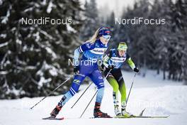 28.12.2019, Lenzerheide, Switzerland (SUI): Vilma Nissinen (FIN), Vilma Nissinen (FIN) - FIS world cup cross-country, tour de ski, mass women, Lenzerheide (SUI). www.nordicfocus.com. © Modica/NordicFocus. Every downloaded picture is fee-liable.