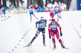 28.12.2019, Lenzerheide, Switzerland (SUI): Katerina Razymova (), Ilaria Debertolis (ITA), (l-r)  - FIS world cup cross-country, tour de ski, mass women, Lenzerheide (SUI). www.nordicfocus.com. © Modica/NordicFocus. Every downloaded picture is fee-liable.