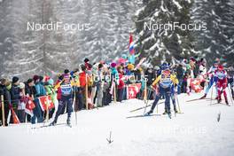 28.12.2019, Lenzerheide, Switzerland (SUI): Sofie Krehl (GER), Laura Gimmler (GER), (l-r), (l-r)  - FIS world cup cross-country, tour de ski, mass women, Lenzerheide (SUI). www.nordicfocus.com. © Modica/NordicFocus. Every downloaded picture is fee-liable.