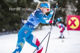 28.12.2019, Lenzerheide, Switzerland (SUI): Jessica Diggins (USA), Jessica Diggins (USA) - FIS world cup cross-country, tour de ski, mass women, Lenzerheide (SUI). www.nordicfocus.com. © Modica/NordicFocus. Every downloaded picture is fee-liable.