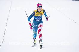 31.12.2019, Toblach, Italy (ITA): Sadie Maubet Bjornsen (USA) - FIS world cup cross-country, tour de ski, 10km women, Toblach (ITA). www.nordicfocus.com. © Modica/NordicFocus. Every downloaded picture is fee-liable.