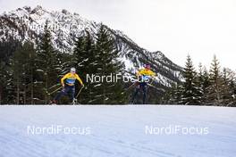 31.12.2019, Toblach, Italy (ITA): Antonia Fraebel (GER), Sofie Krehl (GER), (l-r)  - FIS world cup cross-country, tour de ski, 10km women, Toblach (ITA). www.nordicfocus.com. © Modica/NordicFocus. Every downloaded picture is fee-liable.
