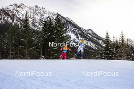 31.12.2019, Toblach, Italy (ITA): Alisa Zhambalova (RUS), Charlotte Kalla (SWE), (l-r)  - FIS world cup cross-country, tour de ski, 10km women, Toblach (ITA). www.nordicfocus.com. © Modica/NordicFocus. Every downloaded picture is fee-liable.