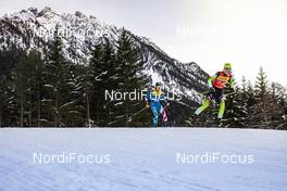 31.12.2019, Toblach, Italy (ITA): Sophie Caldwell (USA), Anamarija Lampic (SLO), (l-r)  - FIS world cup cross-country, tour de ski, 10km women, Toblach (ITA). www.nordicfocus.com. © Modica/NordicFocus. Every downloaded picture is fee-liable.