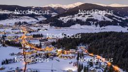 30.12.2019, Toblach, Italy (ITA): Toblach seen from above   - FIS world cup cross-country, tour de ski, training, Toblach (ITA). www.nordicfocus.com. © Modica/NordicFocus. Every downloaded picture is fee-liable.