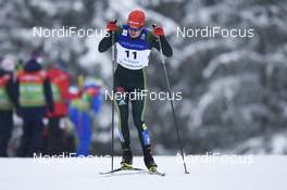 05.01.2019, Otepaeae, Estonia (EST): Julian Schmid (GER) - FIS world cup nordic combined, individual gundersen HS100/10km, Otepaeae (EST). www.nordicfocus.com. © Thibaut/NordicFocus. Every downloaded picture is fee-liable.
