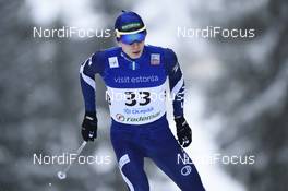 05.01.2019, Otepaeae, Estonia (EST): Eero Hirvonen (FIN) - FIS world cup nordic combined, individual gundersen HS100/10km, Otepaeae (EST). www.nordicfocus.com. © Thibaut/NordicFocus. Every downloaded picture is fee-liable.