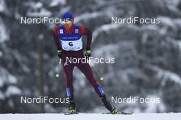 05.01.2019, Otepaeae, Estonia (EST): Ernest Yahin (RUS) - FIS world cup nordic combined, individual gundersen HS100/10km, Otepaeae (EST). www.nordicfocus.com. © Thibaut/NordicFocus. Every downloaded picture is fee-liable.