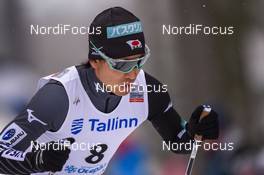 06.01.2019, Otepaeae, Estonia (EST): Akito Watabe (JPN) - FIS world cup nordic combined, individual gundersen HS100/10km, Otepaeae (EST). www.nordicfocus.com. © Thibaut/NordicFocus. Every downloaded picture is fee-liable.