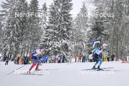 06.01.2019, Otepaeae, Estonia (EST): Antoine Gerard (FRA) - FIS world cup nordic combined, individual gundersen HS100/10km, Otepaeae (EST). www.nordicfocus.com. © Thibaut/NordicFocus. Every downloaded picture is fee-liable.