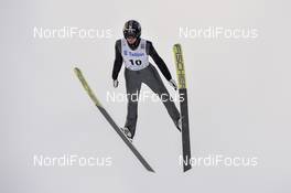06.01.2019, Otepaeae, Estonia (EST): Dmytro Mazurchuk (UKR) - FIS world cup nordic combined, individual gundersen HS100/10km, Otepaeae (EST). www.nordicfocus.com. © Thibaut/NordicFocus. Every downloaded picture is fee-liable.