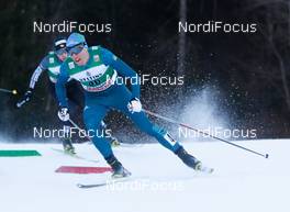 11.01.2019, Val di Fiemme, Italy (ITA): Viktor Pasichnyk (UKR) - FIS world cup nordic combined, individual gundersen HS135/10km, Val di Fiemme (ITA). www.nordicfocus.com. © Sandra Volk/NordicFocus. Every downloaded picture is fee-liable.
