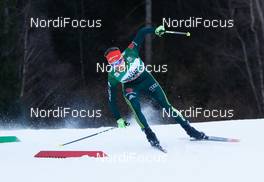 11.01.2019, Val di Fiemme, Italy (ITA): Fabian Riessle (GER) - FIS world cup nordic combined, individual gundersen HS135/10km, Val di Fiemme (ITA). www.nordicfocus.com. © Sandra Volk/NordicFocus. Every downloaded picture is fee-liable.