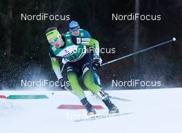 11.01.2019, Val di Fiemme, Italy (ITA): Vid Vrhovnik (SLO) - FIS world cup nordic combined, individual gundersen HS135/10km, Val di Fiemme (ITA). www.nordicfocus.com. © Sandra Volk/NordicFocus. Every downloaded picture is fee-liable.