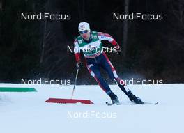 11.01.2019, Val di Fiemme, Italy (ITA): Jan Schmid (NOR) - FIS world cup nordic combined, individual gundersen HS135/10km, Val di Fiemme (ITA). www.nordicfocus.com. © Sandra Volk/NordicFocus. Every downloaded picture is fee-liable.