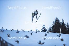 11.01.2019, Val di Fiemme, Italy (ITA): Aaron Kostner (ITA) - FIS world cup nordic combined, individual gundersen HS135/10km, Val di Fiemme (ITA). www.nordicfocus.com. © Modica/NordicFocus. Every downloaded picture is fee-liable.
