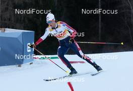 11.01.2019, Val di Fiemme, Italy (ITA): Jarl Magnus Riiber (NOR) - FIS world cup nordic combined, individual gundersen HS135/10km, Val di Fiemme (ITA). www.nordicfocus.com. © Sandra Volk/NordicFocus. Every downloaded picture is fee-liable.