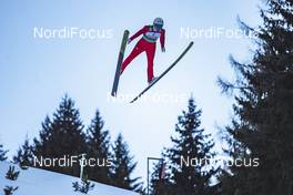 11.01.2019, Val di Fiemme, Italy (ITA): Ernest Yahin (RUS) - FIS world cup nordic combined, individual gundersen HS135/10km, Val di Fiemme (ITA). www.nordicfocus.com. © Modica/NordicFocus. Every downloaded picture is fee-liable.