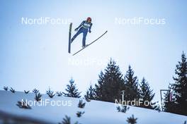 11.01.2019, Val di Fiemme, Italy (ITA): Vinzenz Geiger (GER) - FIS world cup nordic combined, individual gundersen HS135/10km, Val di Fiemme (ITA). www.nordicfocus.com. © Modica/NordicFocus. Every downloaded picture is fee-liable.